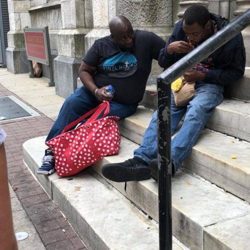 homeless conversation